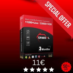 3 MONTHS CRYSTAL IPTV OTT